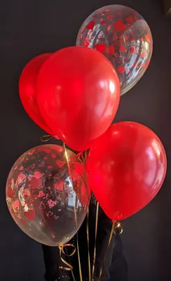 фонтан из 5 шаров, Цветы и подарки в Смоленске, купить по цене 1250 RUB,  Воздушные шары в Твой букет с доставкой | Flowwow