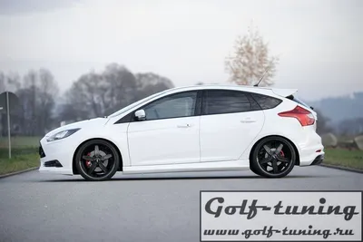 Ford Focus 3 11-18 Накладки на пороги, Ригер (Rieger) — Купить в  интернет-магазине Golf Tuning