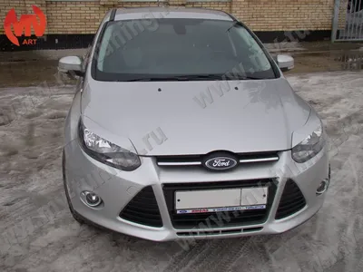 Реснички на фары узкие var №2 Ford Focus 3 (2012-2014), купить с доставкой  в Москве в интернет-магазине MV-Tuning