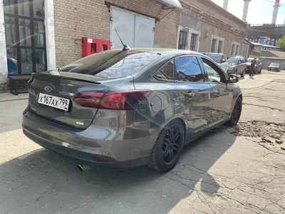 Спойлер лип Ford Focus 3 седан рестайлинг