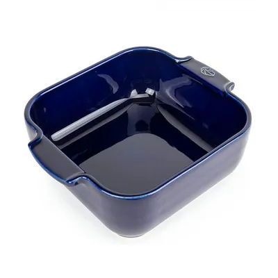 Квадратная форма для запекания, 21х21 см, цвет синий, керамика, Peugeot,  Франция, 60237 купить в Москве| Посуда в интернет-магазине