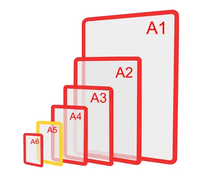 Пластиковая рамка формата А5