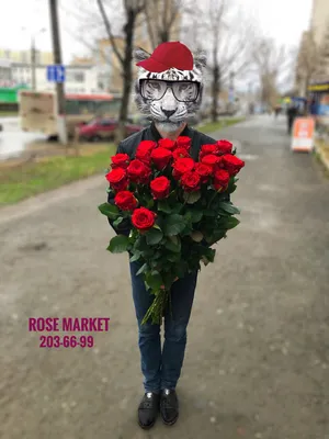 Букет из 101 розы Revival 70 см Купить по выгодной цене в Краснодаре