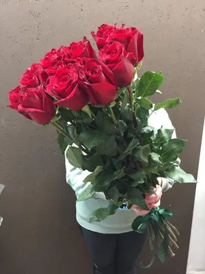 Заказать букет цветов 100 роз FL-158 купить - хорошая цена на букет цветов 100  роз с доставкой - FLORAN.com.ua
