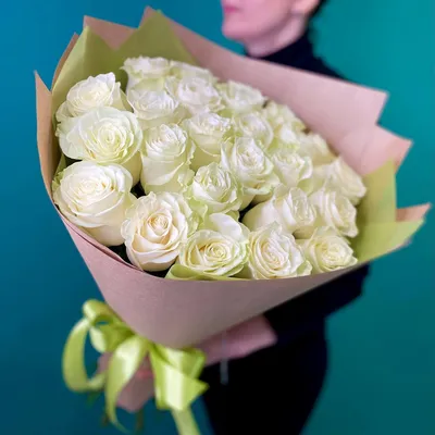 Букет из 101 голландской розы (80см) - Доставка цветов в Астане