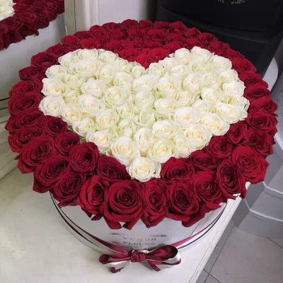 Букет из 101 белой розы premium 60 см - купить в Москве по цене 12990 р -  Magic Flower
