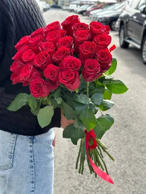 31 роза красная букет №445 - 🌹 Цветы Новосибирск заказ: