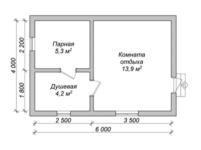 Баня 6х4 под ключ из бревна цена первого этапа строительства | Проект бани  6х4 планировка