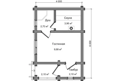 Каркасная баня 6х4 под ключ, проект каркасной бани 6 на 4, цена