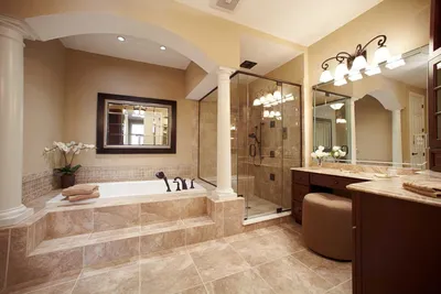 Фото больших ванных комнат фотографии