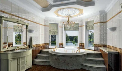 Ванная комната в классическом стиле - фото дизайна интерьера -  Интернет-журнал Inhomes