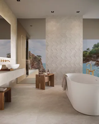 Ванные комнаты с панорамными видами, или как окружающие пейзажи становятся  частью интерьера