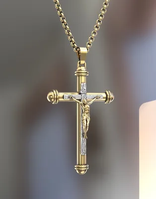 Золотой крестик 585 пробы нательный православный маленький золотой крест на  шею - купить с доставкой по выгодным ценам в интернет-магазине OZON  (488688025)