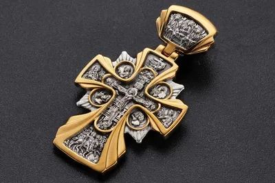 Ювелирные изделия SUNLIGHT Золотые крестики - «Золотой крест: 353122» |  отзывы
