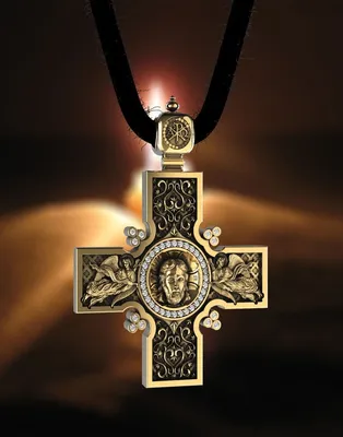 MENS 14K GOLD FILLED LARGE GOD JESUS CROSS PENDANT FRANCO CHAIN NECKLACE  SET | eBay
