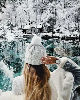 Женщина зимой со спины (49 фото) »