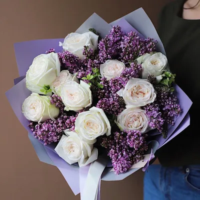 Купить букет сирени с бесплатной доставкой по Москве | Butik-Flowers