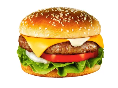 Американская Еда. Burger Слои Изоляции. Разделенные Бургера Слои Изоляции.  Hamburger Exposion. Чизбургер Летающих Шпатлевки, Изолированных На Белом  Фоне. Левитация Гамбургер И Сыр, Мясо, Салат. Фотография, картинки,  изображения и сток-фотография без ...