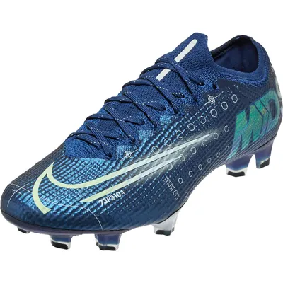 Бутсы Nike Mercurial Vapor XIII Academy FG/MG, голубой/белый, 10 US -  купить в Москве, цены на Мегамаркет