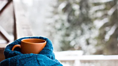 Кофе зима | Открытки, Уютная зима, Зима