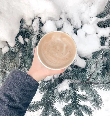 Чашка кофе зима» — создано в Шедевруме