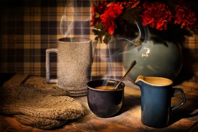 Горячий кофе в красной чашке Чашка кофе Swathed в шарфе Зима Иллюстрация  вектора - иллюстрации насчитывающей открытка, связано: 103138631