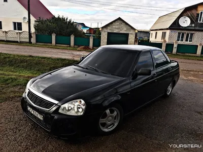 Lada Приора хэтчбек 1.6 бензиновый 2010 | Чёрная пантера на DRIVE2