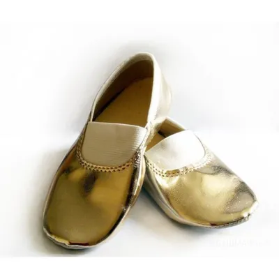 Чешки золотые для танцев Башмачок БЧ-002 - купить в интернет-магазине.