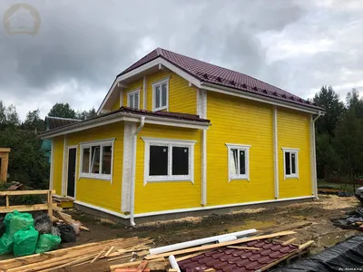 Дома из профилированного бруса — Проекты строительства домов