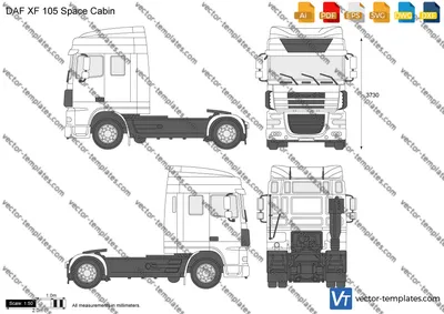 DAF XF 105 460 spacecab 2 tanks | Cab over engine - TrucksNL