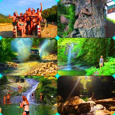Экскурсия 33 водопада из Дагомыса 2023 | Расписание и цены экскурсий на  ноябрь-декабрь от Рута Сочи