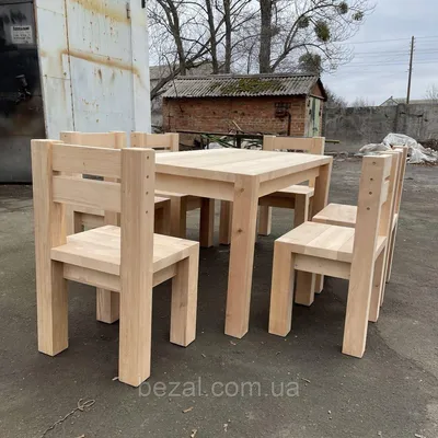 Набор из 6 деревянных обеденных столов и стульев, кухонный стол, скамейка,  деревенский Европейский пасторальный роскошный с подушкой | AliExpress