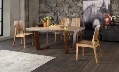Столы, стулья, банкетки • мебель из массива дерева купить в Москве ☆