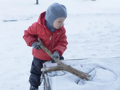 👶 Зимние занятия и игры с ребёнком на улице