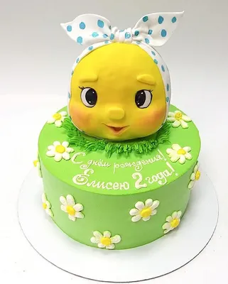 Детский торт на 2 годика - Доставкой цветов в Москве! 123325 товаров! Цены  от 487 руб. Цветы Тут