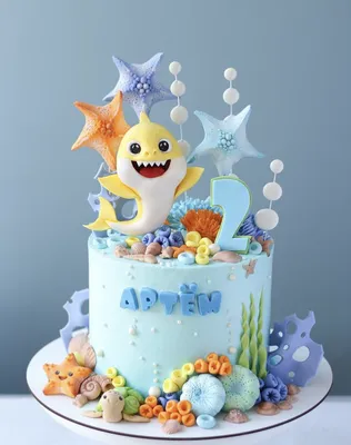 Детский торт \"Подводный мир\" – купить за 4 800 ₽ | Кондитерская студия LU  TI SÙ торты на заказ