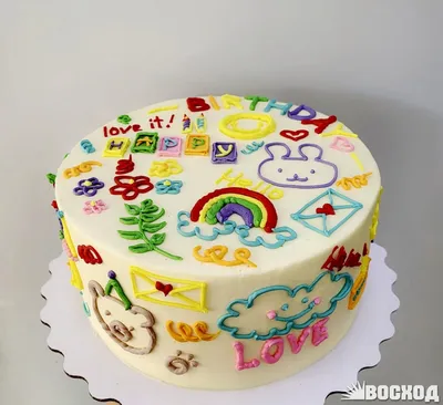 Детский торт Малышарики купить в Киеве. | Цена, описание, отзывы - Калина -  кондитерский дом