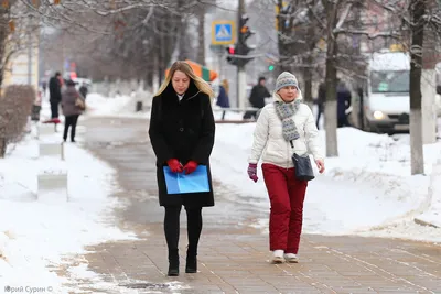Зимние девушки на улицах Твери (фото, часть 16 -я)