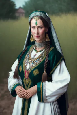 Девушка татарка в народной одежде Stock Photo | Adobe Stock