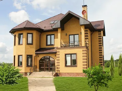 Дома из коричневого кирпича (фото) - diymaven.ru