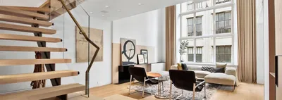 Art-line продуманный дизайн | Двухуровневая квартира в современном стиле