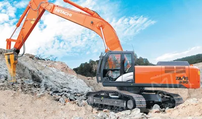 Полноповоротный экскаватор Hitachi ZX330-5G среднего класса