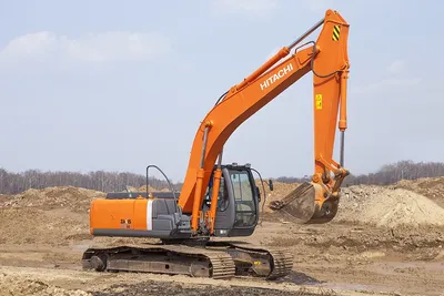 Аренда гусеничного полноповоротного экскаватора Hitachi ZX200 5G в Москве и  Московской области от Спецавтобаза № 1