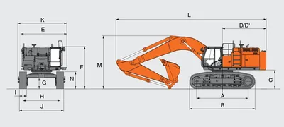 Экскаватор со сверхдлинным рабочим оборудованием Hitachi ZX240 LC 5G SLF  купить в компании \"Хит Машинери\"