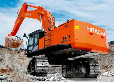 Полноповоротный экскаватор Hitachi ZX670LC-5G большого класса