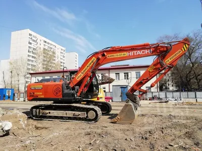 Аренда гусеничного экскаватора HITACHI ZX120 в Москве и области - аренда  спецтехники от SPATEX