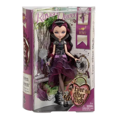 Check out this transparent Ever After High - Raven Queen with Dragon PNG  image