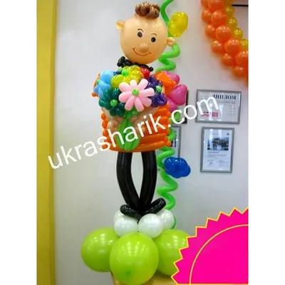 Фигура из шаров \"Заяц, с днем рождения!\" купить по цене 2050.00 руб. в  Екатеринбурге | Интернет-магазин Академия чудес
