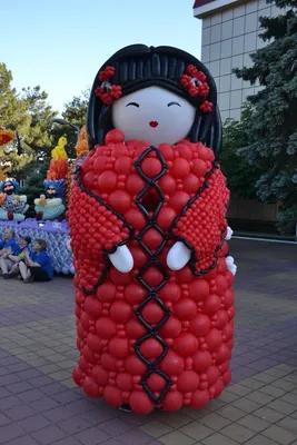 Фигура из шаров Школьница . Купить по цене 1200 ₽ - интернет-магазине  Шарландия