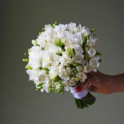Букет цветов «Фрезия» заказать с доставкой по цене 7 200 руб. в Ставрополе